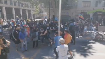 181020-02 AGRESIÓN A MANIFESTANTE