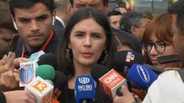 190922-02 DECLARACIONES MINISTRA CAMILA ALLEJO TRAS PARADA MILITAR 03