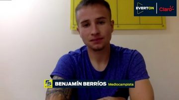 150323DEP01 CONFERENCIA DE PRENSA, BENJAMÍN BERRÍOS, JUGADOR DE EVERTON (01)