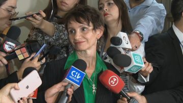 120423C06 MINISTRA DEL INTERIOR SE REFIERE A ATAQUE A CARABINEROS EN LA FLORIDA (01)