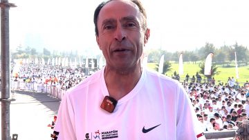 140523DEP01 MINISTRO DEL DEPORTE SE REFIERE LA MARATÓN DE SANTIAGO 03