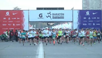 140523DEP02 APOYOS DE LA MARATÓN DE SANTIAGO 2023 01