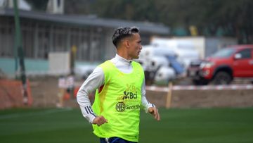 090823DEP01 IMÁGENES DE APOYO DEL ENTRENAMIENTO DE LA SELECCIÓN CHILENA SUB 23 04