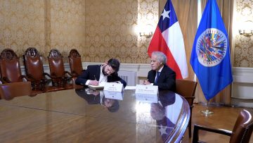 22092314 IMÁGENES DE APOYO DEL PRESIDENTE BORIC EN LA OEA 04