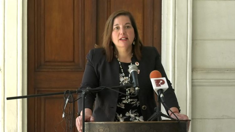 300923CC04 DECLARACIONES DE LA PRESIDENTA DEL PS EN EL CONSEJO CONSTITUCIONAL 01