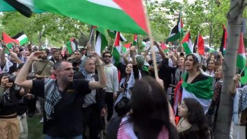 19102310 PROTESTA DE PALESTINOS EN EMBAJADA DE ISRAEL 01