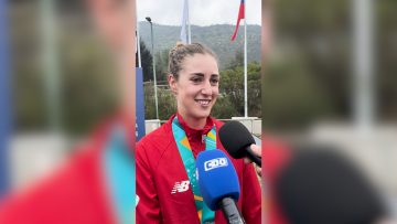 221023PAN05 DECLARACIONES DE CATALINA VIDAURRE TRAS OBTENER MEDALLA DE PLATA EN MOUNTAIN BIKE 02