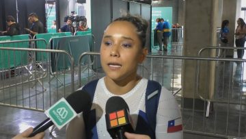 241023PAN07 DECLARACIONES DE LA GIMNASTA DEL TEAM CHILE, MAKARENA PINTO 02