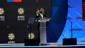 151123CSF03 PRESIDENTE DE LA REPÚBLICA, GABRIEL BORIC FONT INTERVIENE EN EL CEO SUMMIT DE LA CUMBRE APEC 2023 01