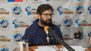 31012403 ENTREVISTA AL PRESIDENTE GABREL BORIC EN RADIO CHILOÉ 11