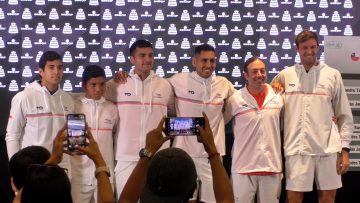 020224DEP01 CONFERENCIA DE PRENSA CHILE Y PERÚ POR COPA DAVIS 08