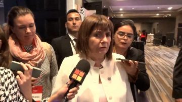 25042420 PATRICIA BULLRICH TRAS EXPONER EN ENADE 2024