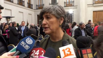 14052409 DECLARACIONES MINISTRA DE SALUD XIMENA AGUILERA EN LA MONEDA 01