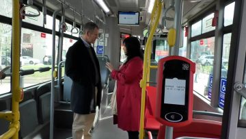 27062407 AUTORIDADES DAN A CONOCER PLAN PILOTO DE VALIDADORES EN BUSES DE RED MOVILIDAD 2