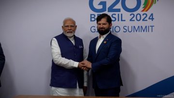 191124BRA03 APOYO REUNION BILATERAL PRESIDENTE BORIC Y PRIMER MINISTRO DE INDIA NARENDA MODI 09