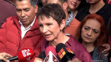 01052509 APOYO EN MARCHA Y DECLARACIONES CAROLINA TOHÁ 01