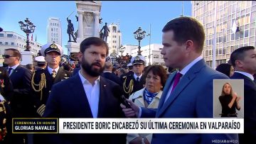 21052507 DECLARACIONES PRESIDENTE BORIC POR DÍA DE LAS GLORIAS NAVALES 01