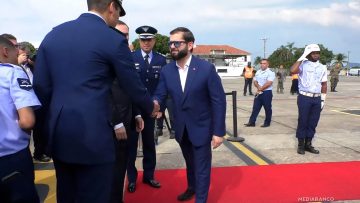 060725BRA01 LLEGADA PRESIDENTE BORIC Y CANCILLER A BRASIL 01