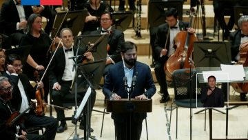 10072518 INAUGURACION DE LA GRAN SALA SINFONICA DE LA UNIVERSIDAD DE CHILE JUNTO A AUTORIDADES D EGOBIERNO 05