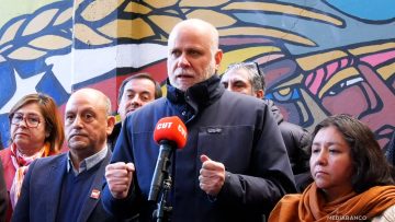 11072501 PUNTO DE PRENSA MINISTRO DEL INTERIOR Y LA CUT 11
