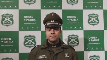 120725 CARABINEROS POR DETENCIÓN DE MENOR IMPUTADO POR ASESINATO