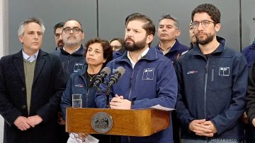 03082519 DECLARACIONES PRESIDENTE BORIC POR TRAGEDIA EL TENIENTE 01