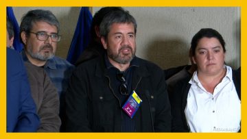 050825C21 DECLARACIONES TRABAJADORES DEL COBRE Y PARLAMENTARIOS DEST