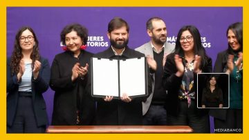 11082509 PRESIDENTE BORIC ENCABEZA PROMULGACIÓN DE LEY MÁS MUJERES EN DIRECTORIOS DEST