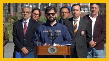 25082511 DECLARACIONES PRESIDENTE BORIC EN LO PRADO DEST