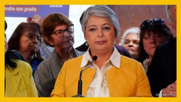 01102502 PUNTO DE PRENSA DE JEANNETTE JARA DESTACADA