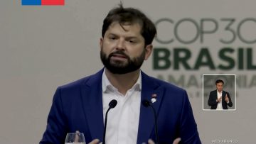 061125BRA01 PRESIDENTE BORIC EN CUMBRE DE LÍDERES COP30 06