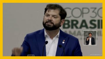 061125BRA02 PRESIDENTE BORIC ACUSA A TRUMP DE MENTIR SOBRE CAMBIO CLIMÁTICO 07