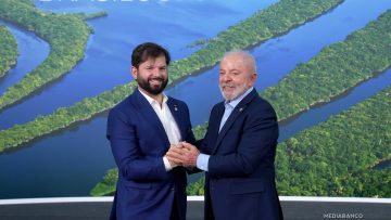 061125BRA03 PRESIDENTE BORIC CON LULA 01