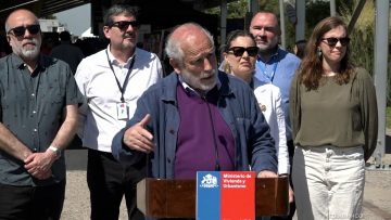 08112501 DECLARACIONES MINISTRO DE VIVIENDA EN CERRILLOS 01