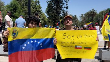 03012619 TERCERA ENTREGA MANIFESTACIONES VENEZOLANOS EN PLAZA ALMAGRO 01