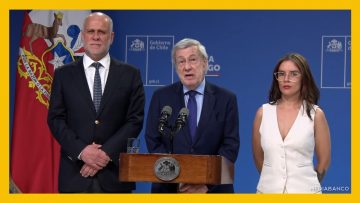 03012622 DECLARACIONES MINISTROS INTERIOR, RR.EE. Y SEGEGOB DEST