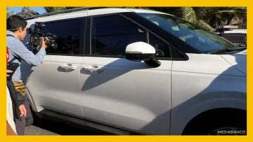 26012602 LLEGADA DE ÁNGELA VIVANCO A CENTRO DE JUSTICIA DEST