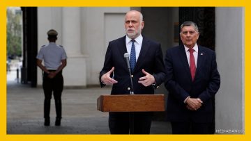 26012616 DECLARACIONES MINISTRO ELIZALDE JUNTO A CLAUDIO ALVARADO DEST