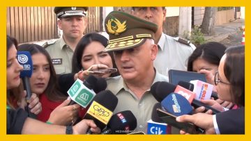 110326CAMBIO25 DECLARACIONES DEL GENERAL DIRECTOR DE CARABINEROS DEST