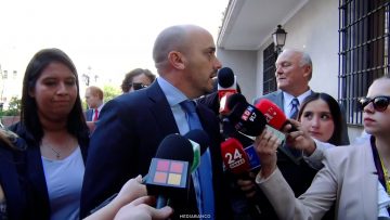 19032609 LLEGADA Y DECLARACIONES DE BANCADA RN EN LA MONEDA 01