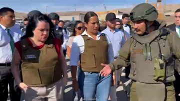 01042624 IMÁGENES MINISTRA STEINERT EN CERRO CHUÑO 01