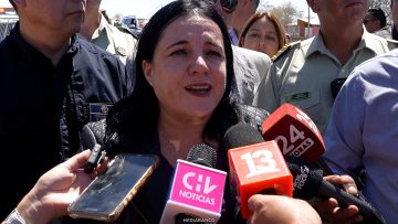 12042613 MINISTRA DE SEGURIDAD Y AUTORIDADES POR VISITA A ALTO HOSPICIO