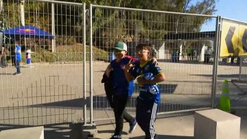 180426DEP01 APOYOS PREVIA PARTIDO EVERTON VS UNIVERSIDAD DE CHILE 01