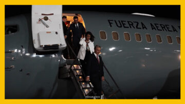 060826COL01 LLEGADA PRESIDENTE KAST A COLOMBIA 10