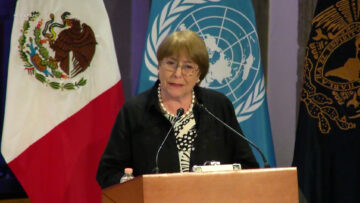 260826MEX01 EXPRESIDENTA BACHELET PRESENTA INFORME CEPAL RUPTURAS Y OPORTUNIDADES 01