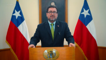 03092633 CANCILLER POR REUNIÓN CON PRESIDENTE MILEI 03